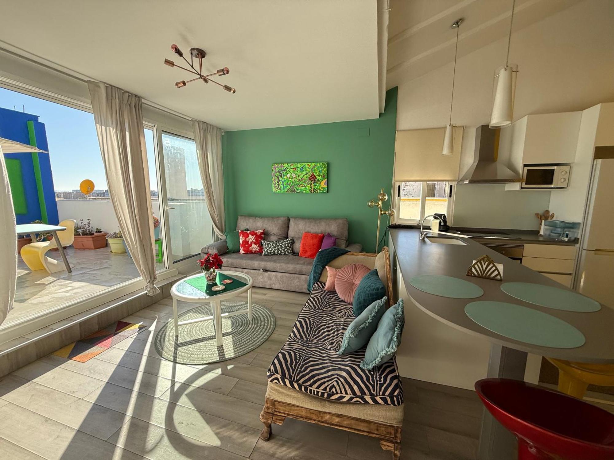 Appartamento Petite Penthouse With The Sunniest Terrace In Valenza Esterno foto
